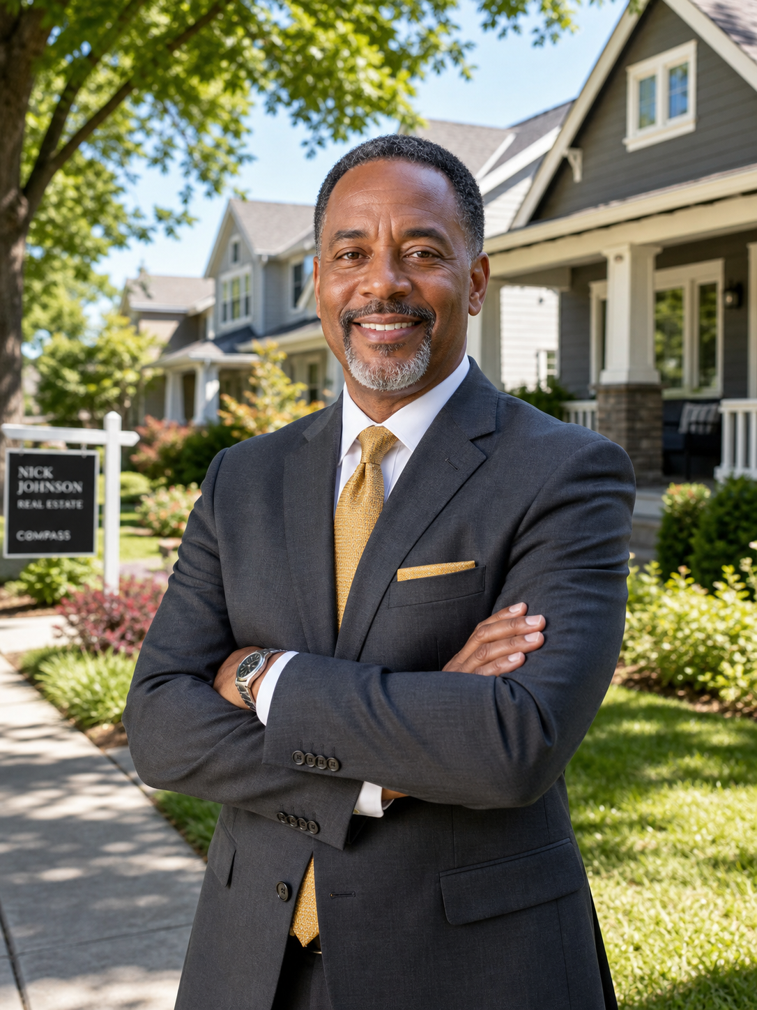 Ismail Shabazz standing in front of Sacramento homes
